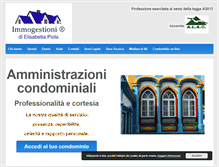 Tablet Screenshot of immogestioni.net